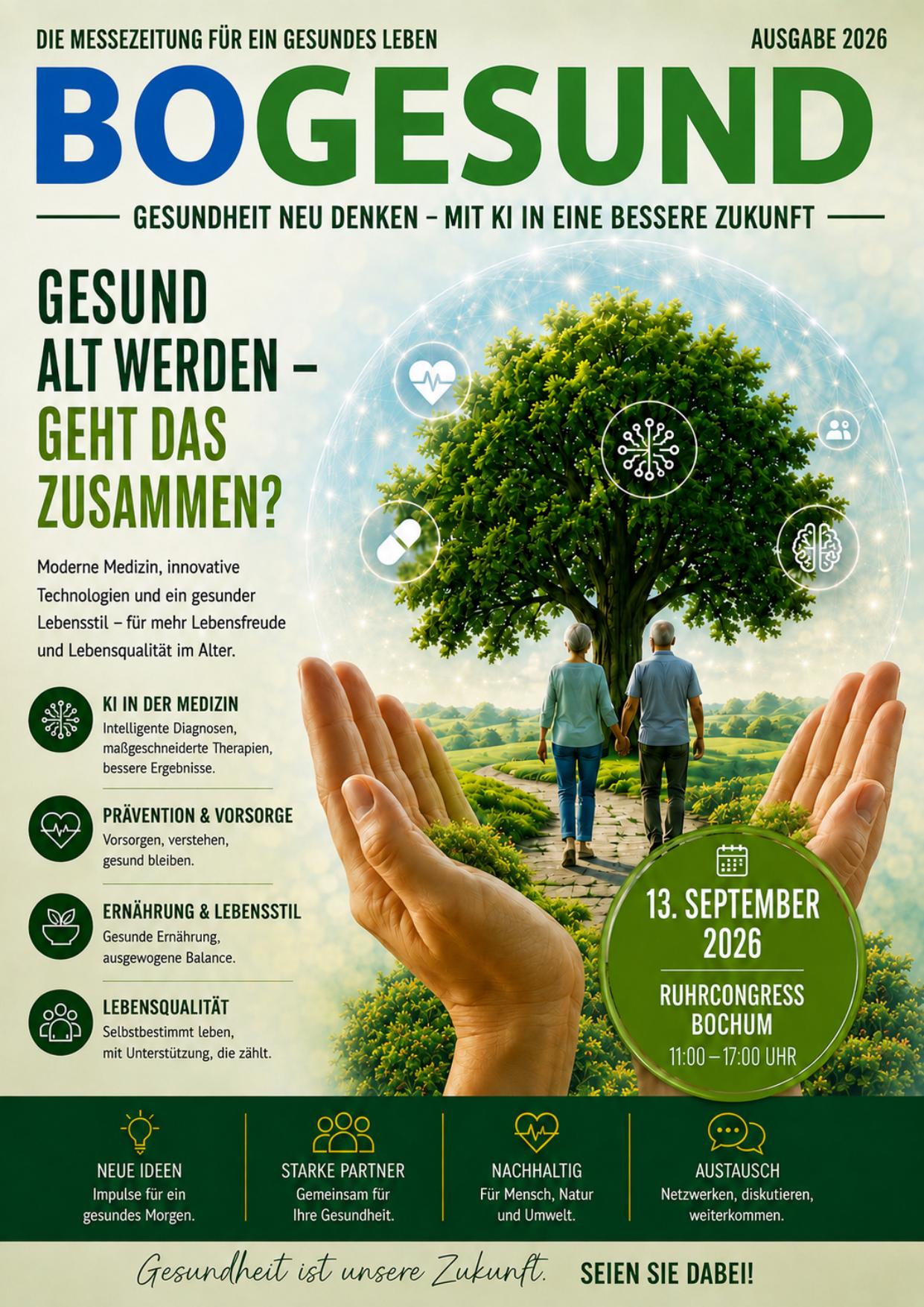Titelseite des Kongressbands zur 14. Gesundheitsmesse Bochum 2026