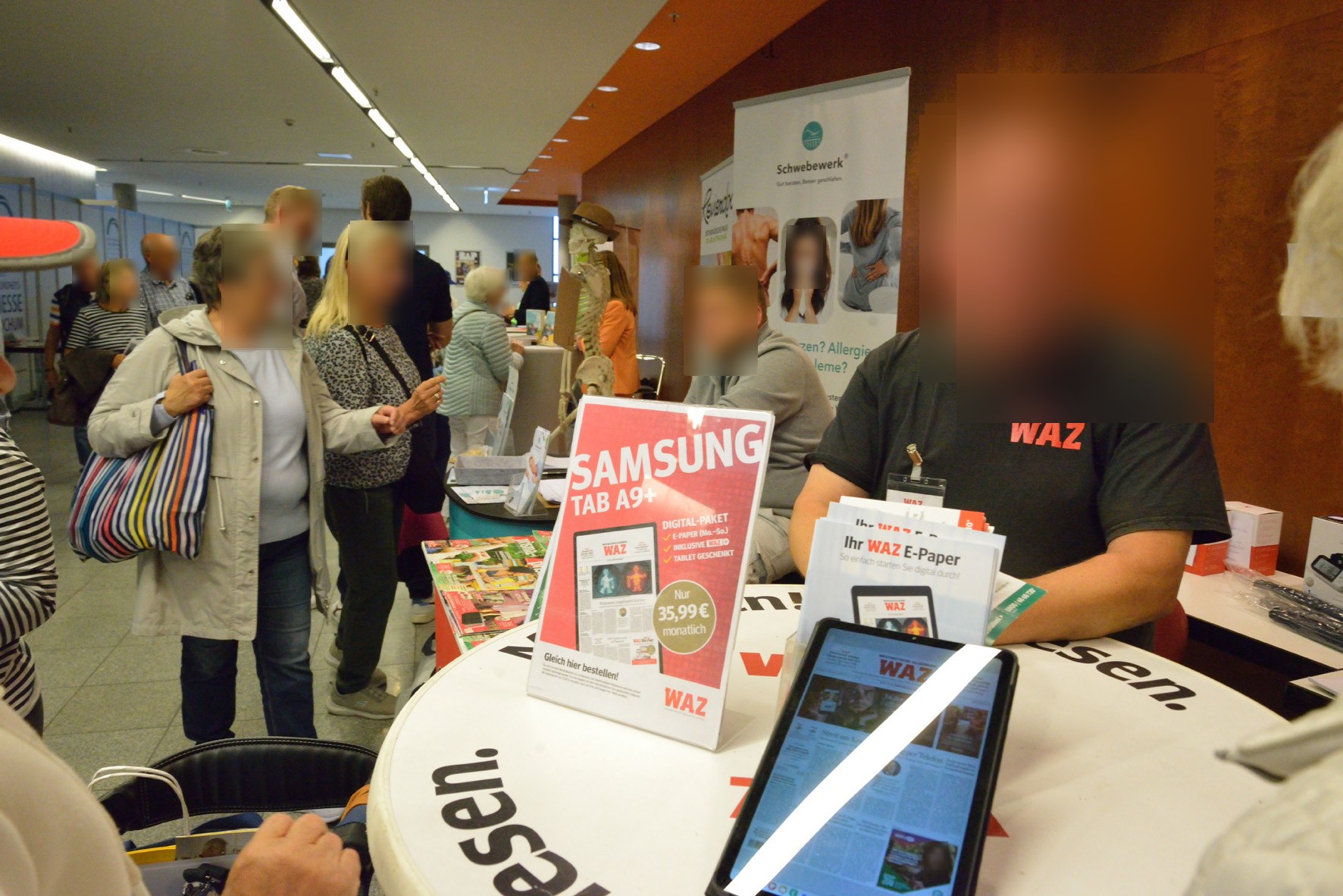 Der Stand unseres Medienpartners WAZ Bochum